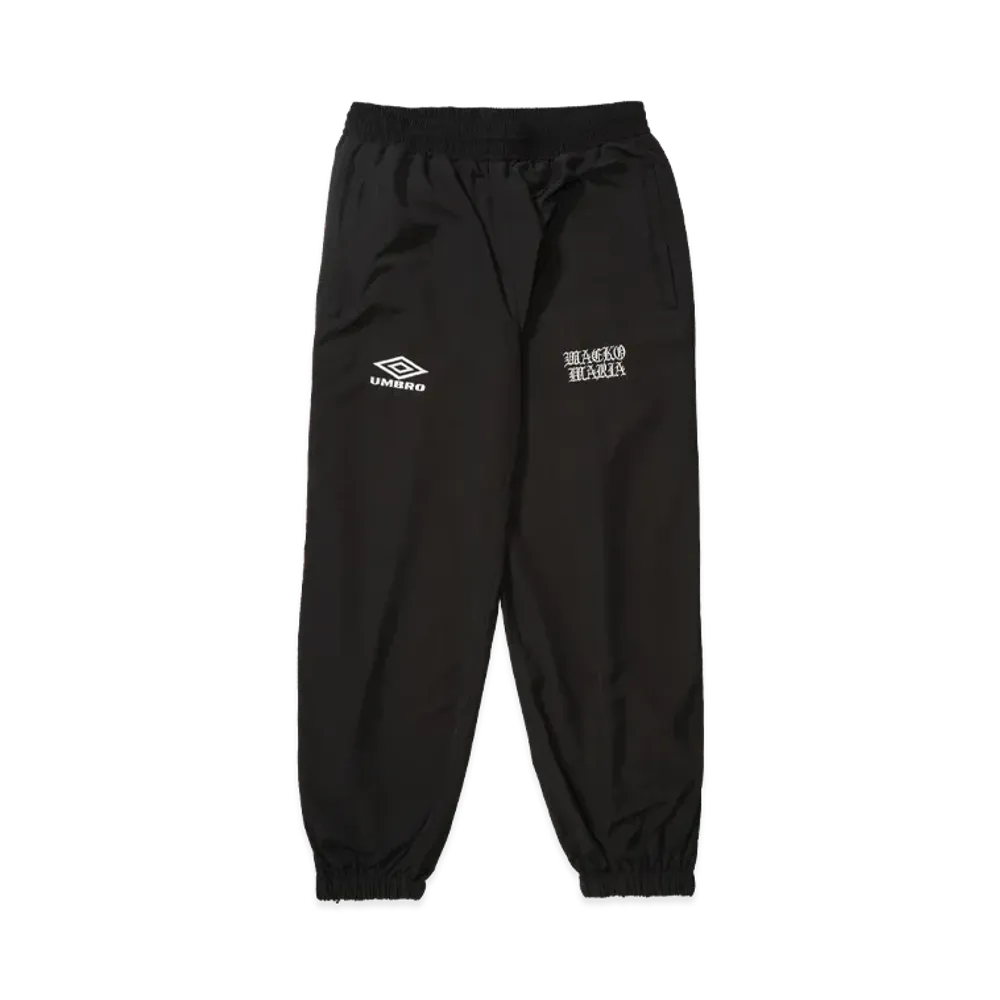 WACKO MARIA x UMBRO Nylon Track Pants "Black"