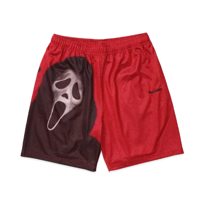 Supreme Ghostface Mesh Short "Red"