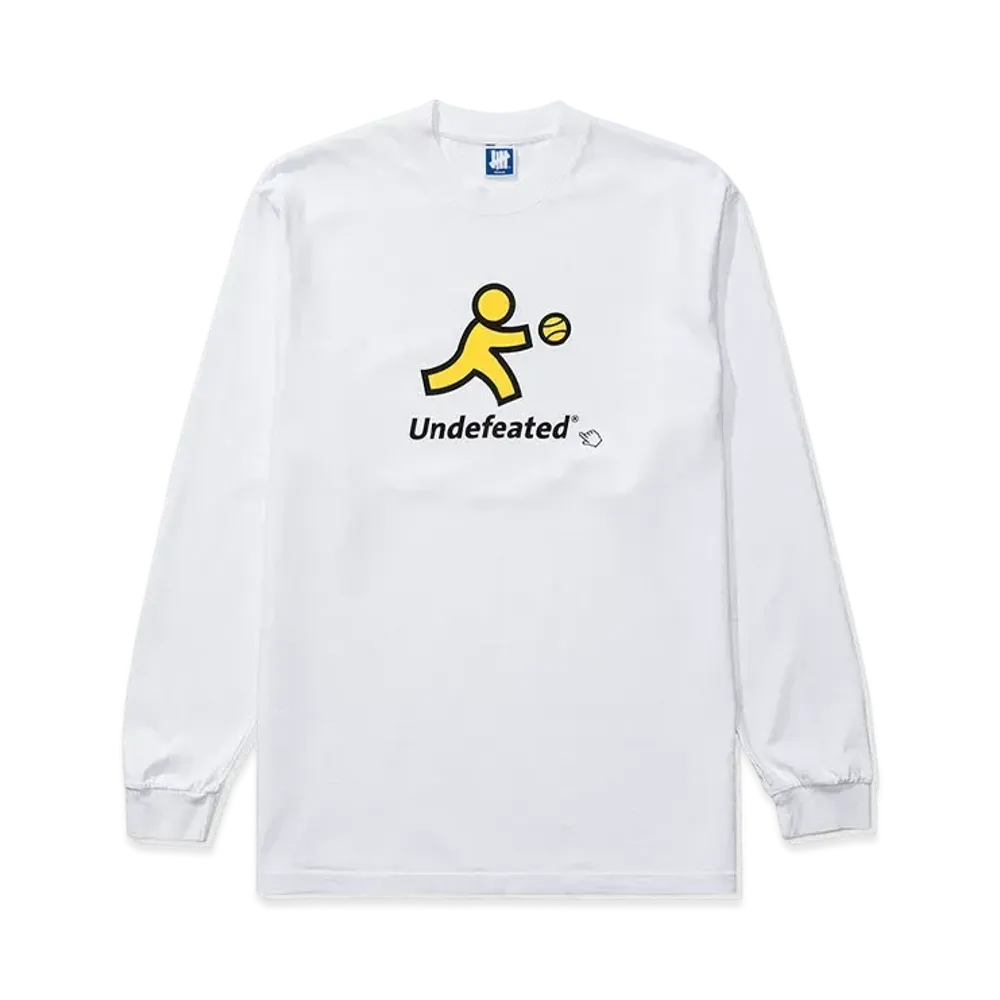 UNDEFEATED RUNNING L/S TEE - 80286 "White"