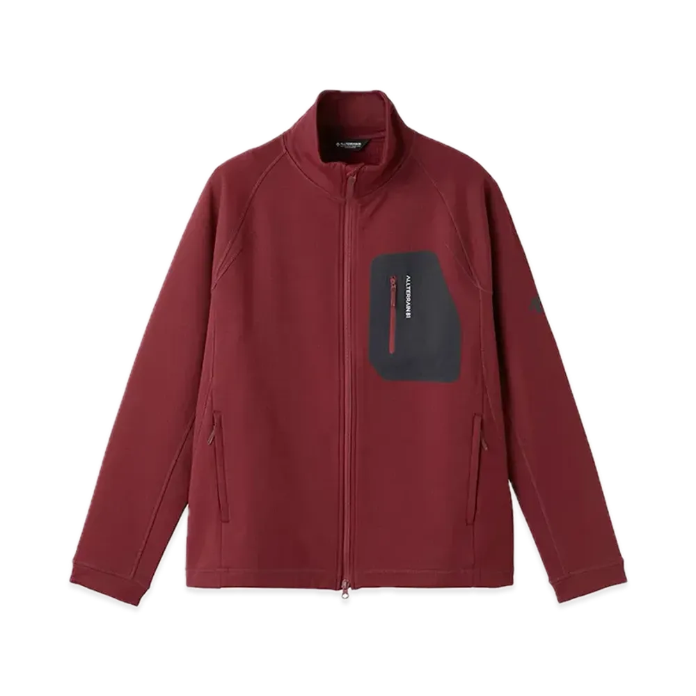DESCENTE ALLTERRAIN Air Sweat Jacket "Wine Red"
