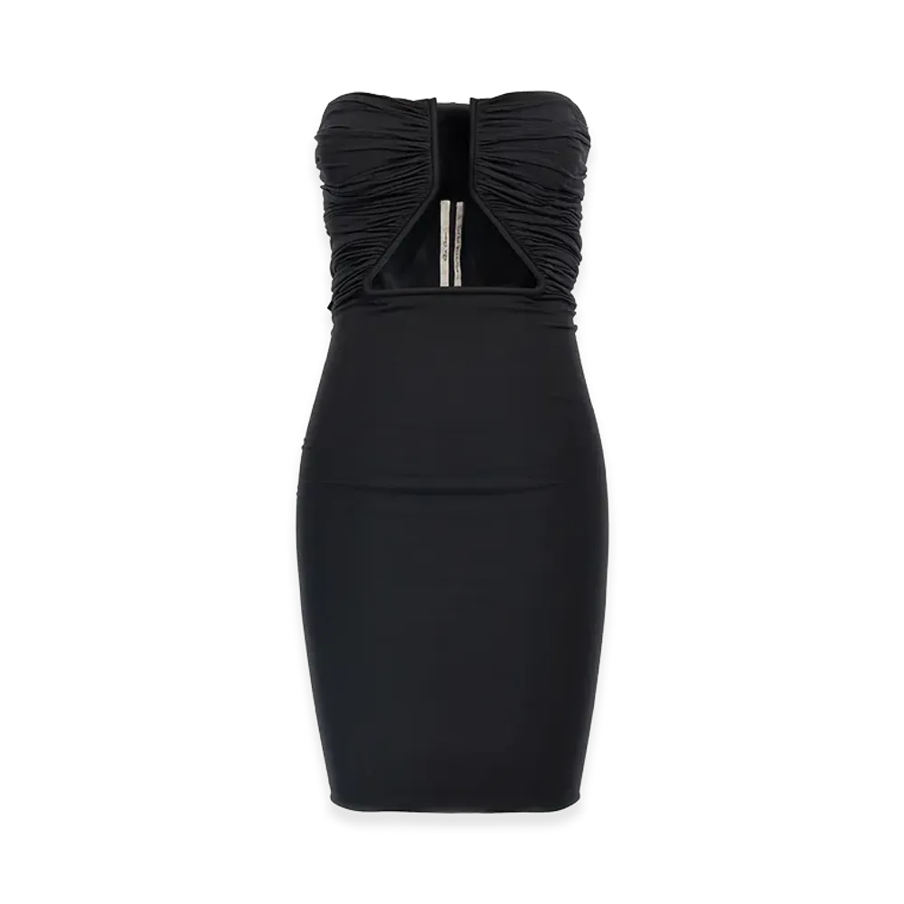 Rick Owens Women's Prong' Mini Dress "Black"