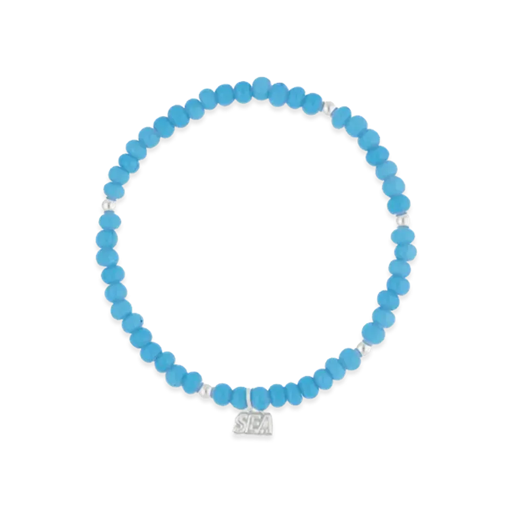 WIND AND SEA IVX Japan WDS White Hearts Bracelet "Turquoise"