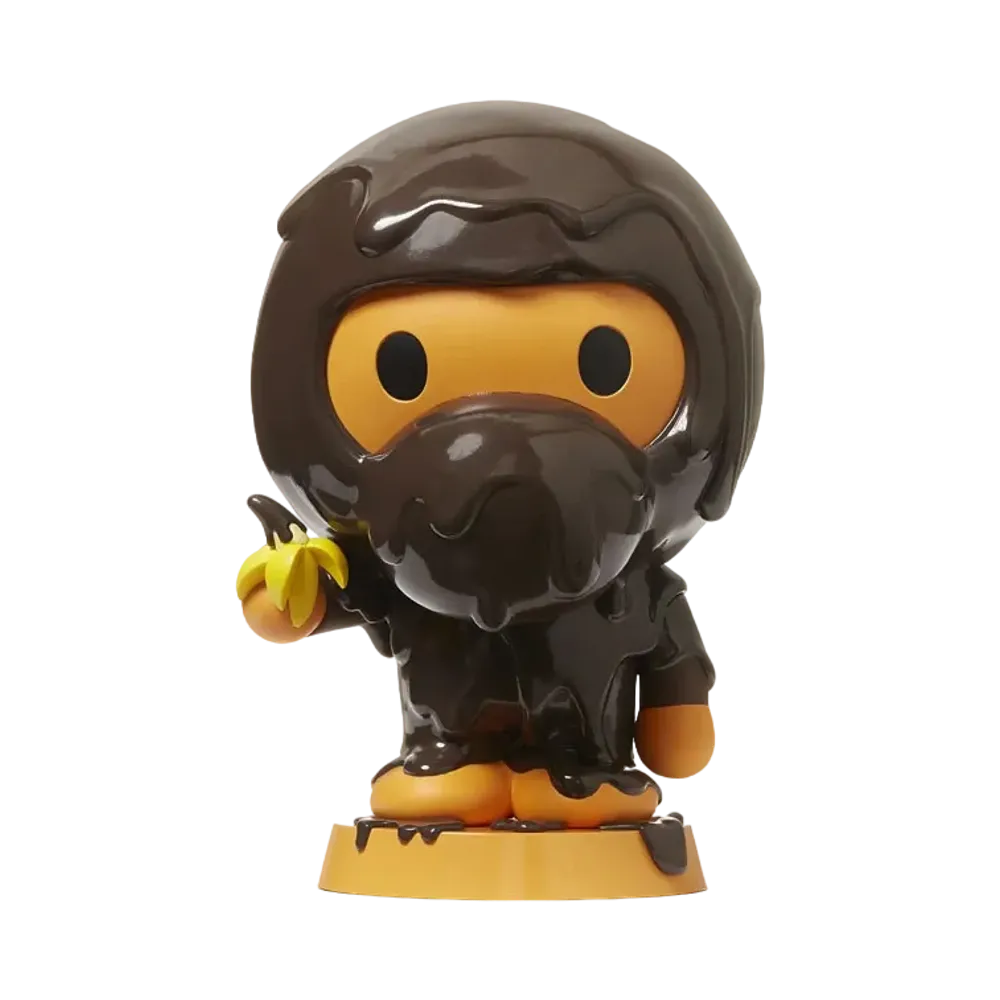 A BATHING APE BABY MILO 10 ARTISTS 8” FIGURE BY TETSU NISHIYAMA "Brown"