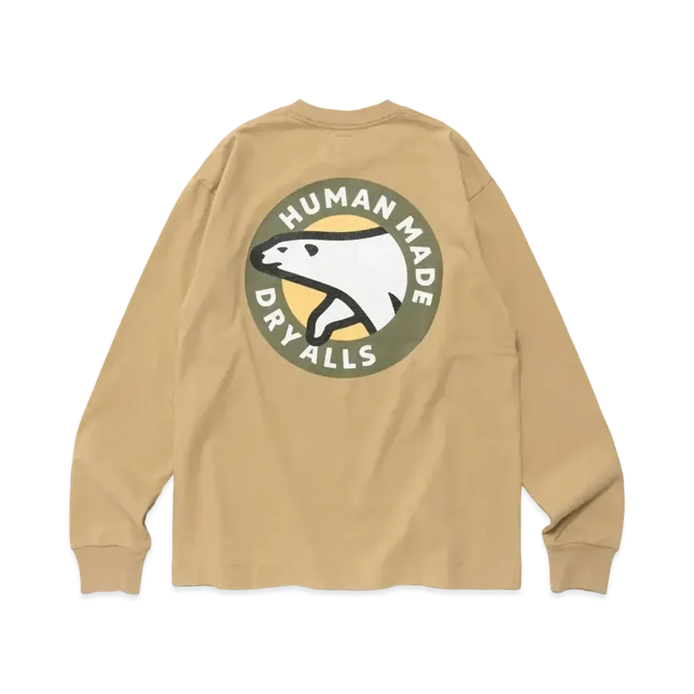 HUMAN MADE Graphic L/S T-Shirt "Beige"