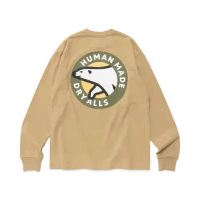HUMAN MADE Graphic L/S T-Shirt "Beige"