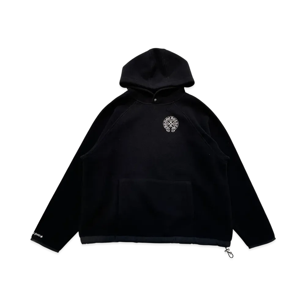 Chrome Hearts Y Not Horseshoe Embroidery Fleece Pullover Hoodie "Black"