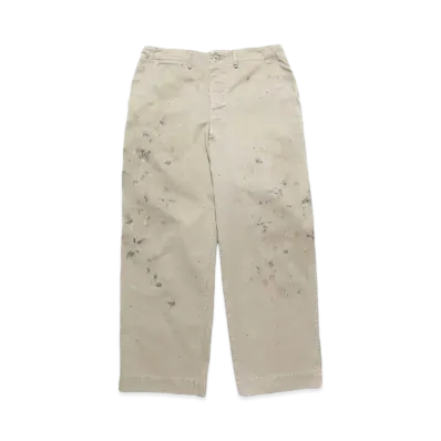 BOW WOW M41 CHINO TROUSERS "KHAKI AGEING"