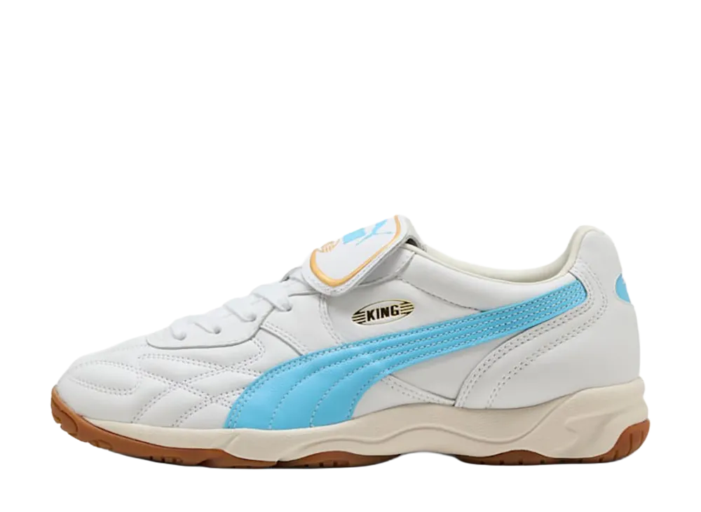 Puma King Indoor "PUMA White/Vibrant Blue"