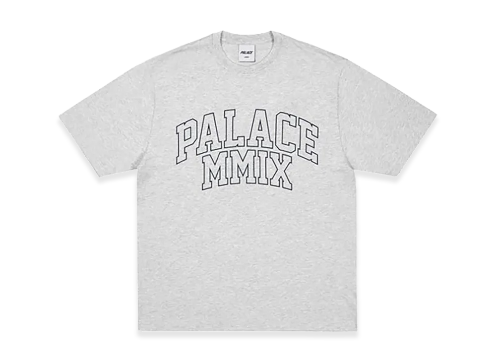 PALACE Mmix Heavy Slub T-Shirt "Grey Marl"