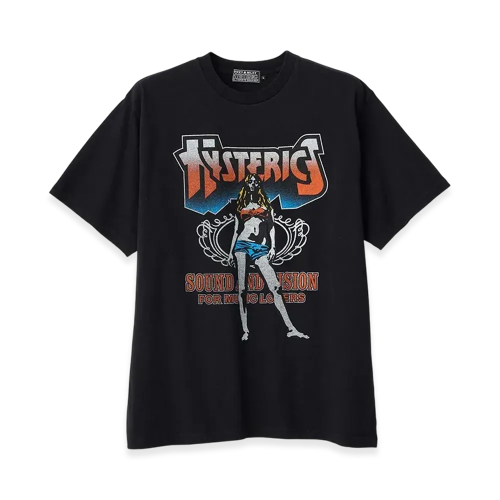 HYSTERIC GLAMOUR Bad Ass Mama Tour Tee "Black"