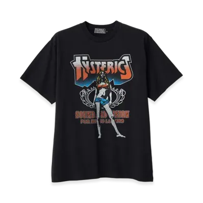 HYSTERIC GLAMOUR Bad Ass Mama Tour Tee "Black"