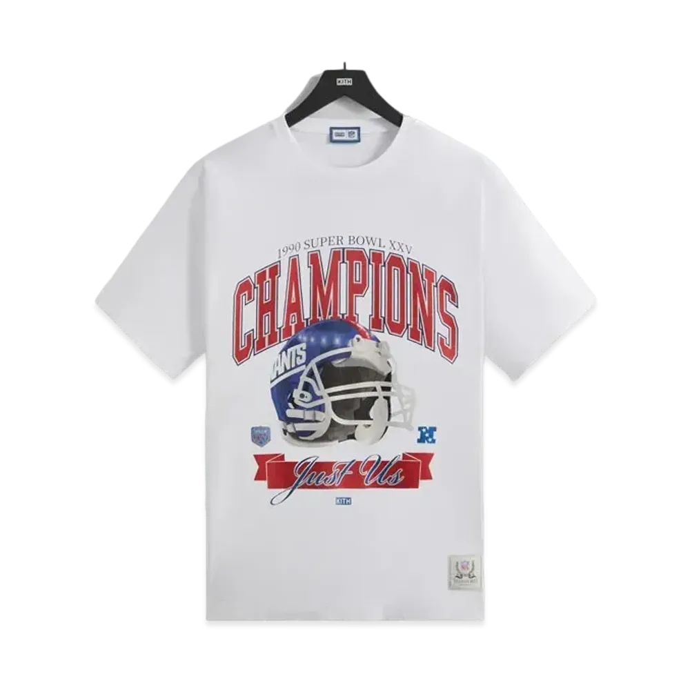 Kith x the NFL: Giants Superbowl Vintage Tee "White"