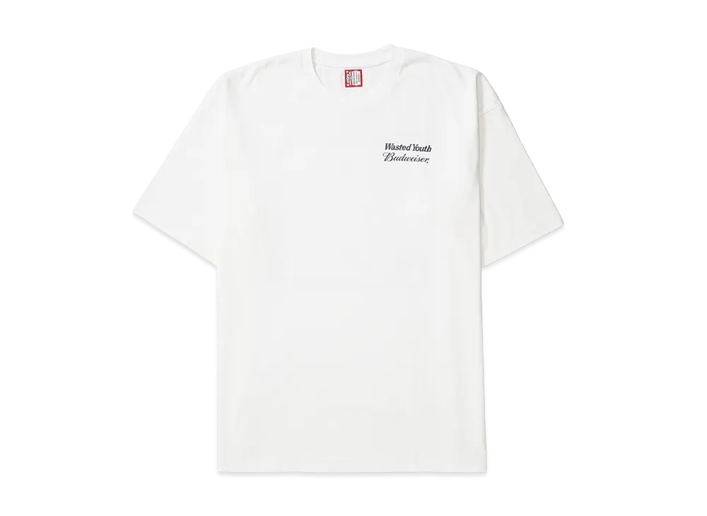 Wasted Youth x Budweiser WYxBW T-SHIRT "White" / VERDY