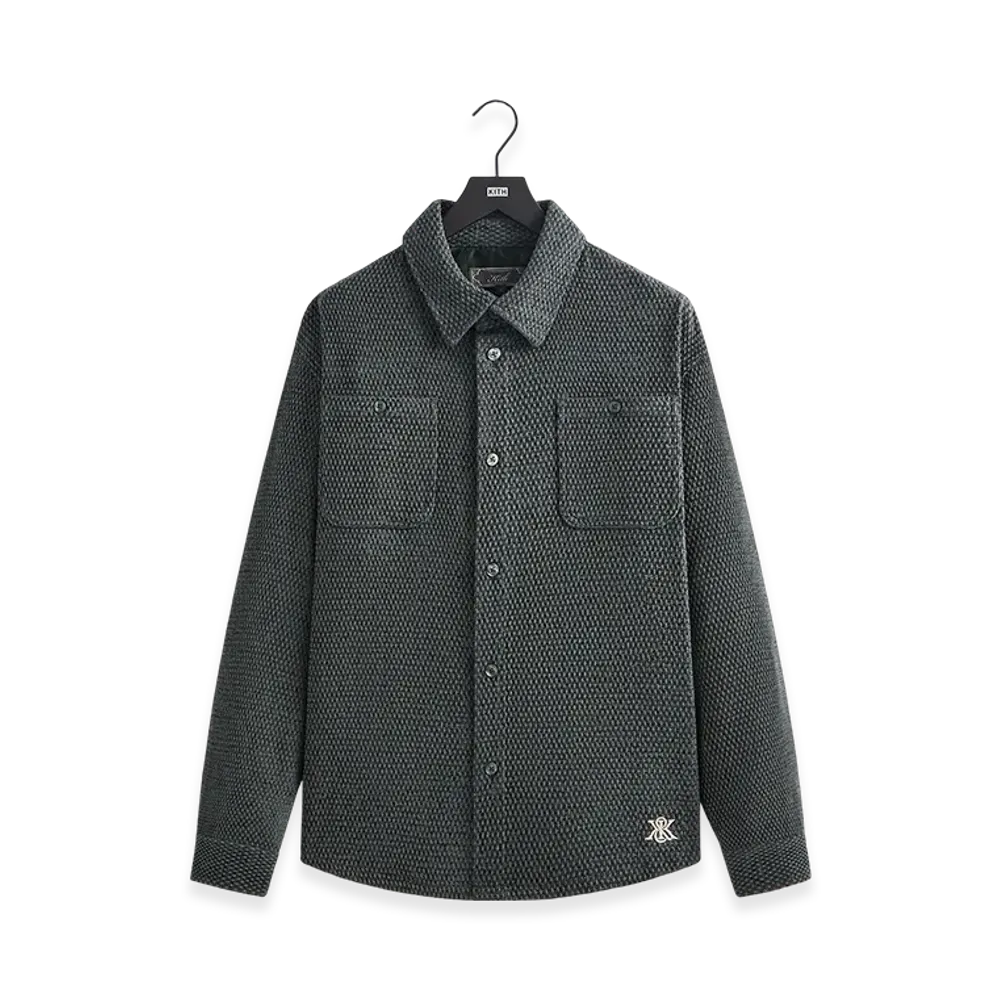 Kith Chenille Tweed Apollo Shirt "Machine"