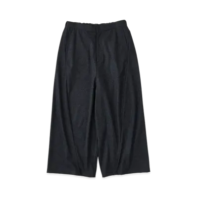 NICENESS Squire 120S Wool Jersey Loose Pants "Heather Gray"
