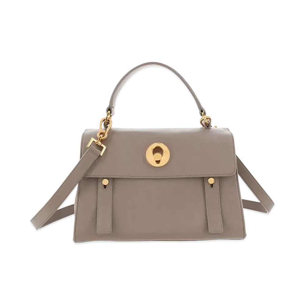 Saint Laurent Muse Two Leather 2WAY Bag "Beige"