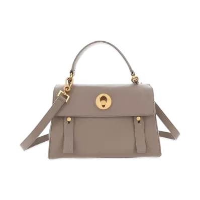 Saint Laurent Muse Two Leather 2WAY Bag "Beige"