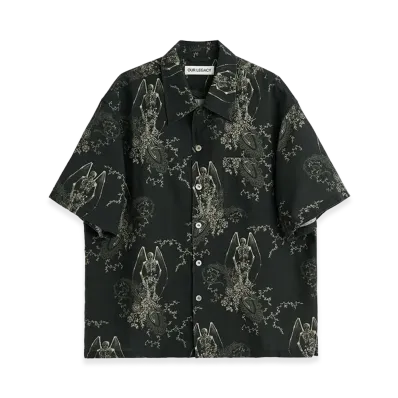 OUR LEGACY Every Shirt Shortsleeve "Death Paisley Print"
