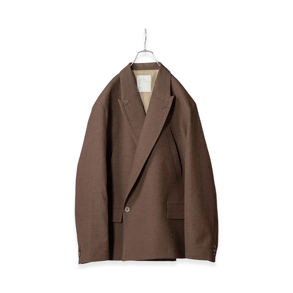 ANCELLM Double Tailored Jacket "Graph Check"