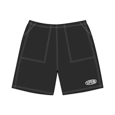 Supreme Nylon Painter Short "Black" (24SS)