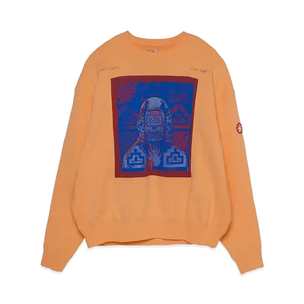 Cav Empt (C.E) DIAL CUT CREW NECK "Orange"