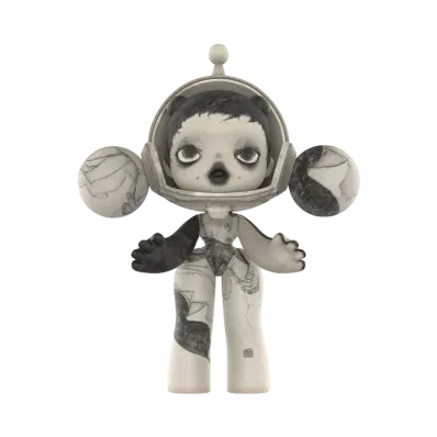 POP MART "MEGA COLLECTIONS" Alpha SKULLPANDA 1000% Egon Schiele