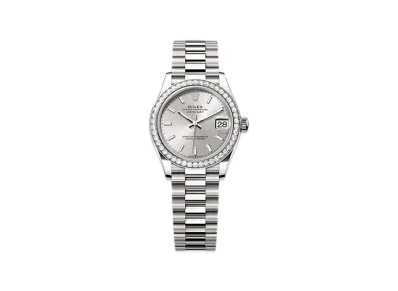 ROLEX Datejust 31mm White Gold Diamond 278289RBR "Silver"