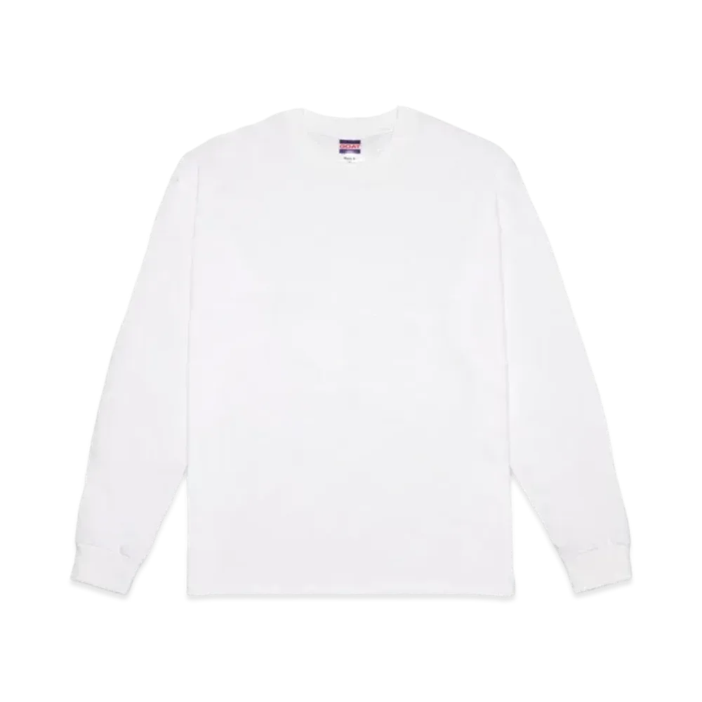 GOAT LONG SLEEVE TEE "WHITE"