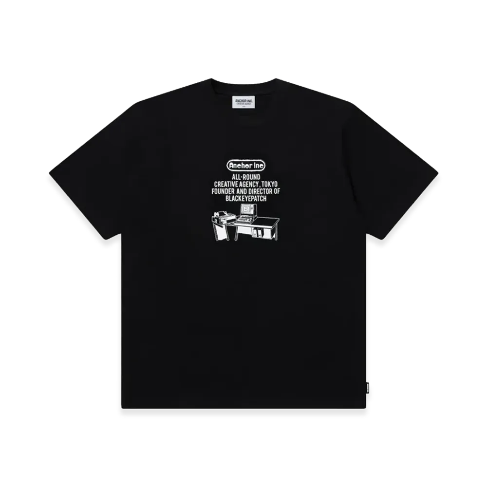 Mercedes Anchor inc. Desk Tee "Black"