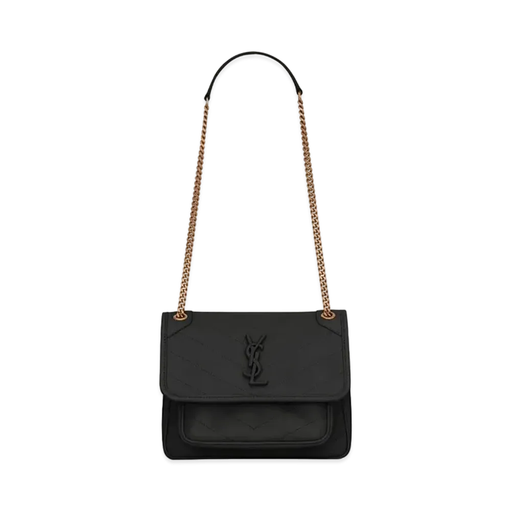 Saint Laurent Niki Baby In Lambskin "Black"