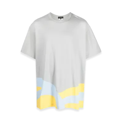 COMME des GARCONS HOMME PLUS Contrast-Detail Tee "Multi"