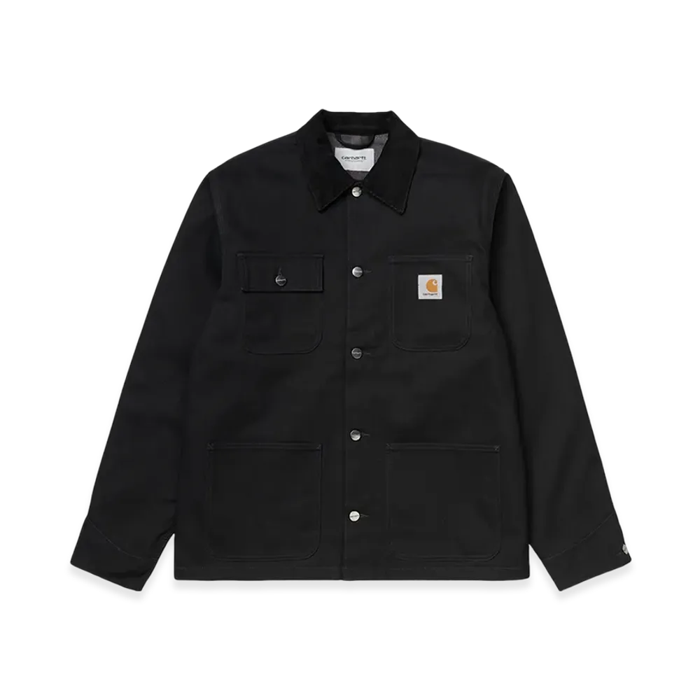 Carhartt WIP Dearborn Canvas Lined Michigan Chore Coat "Black"