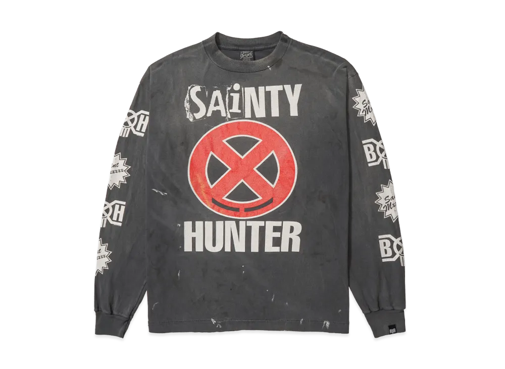 SAINT Mxxxxxx x BOUNTY HUNTER BH LS T-Shirt Sainty Hunter "Black"