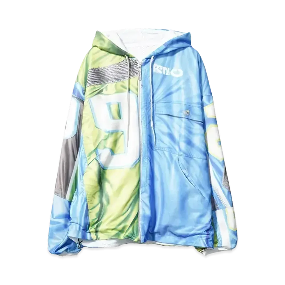 PDF PATCHWORK HOODIE (DOM36 BIS) "BLUE PRINT"