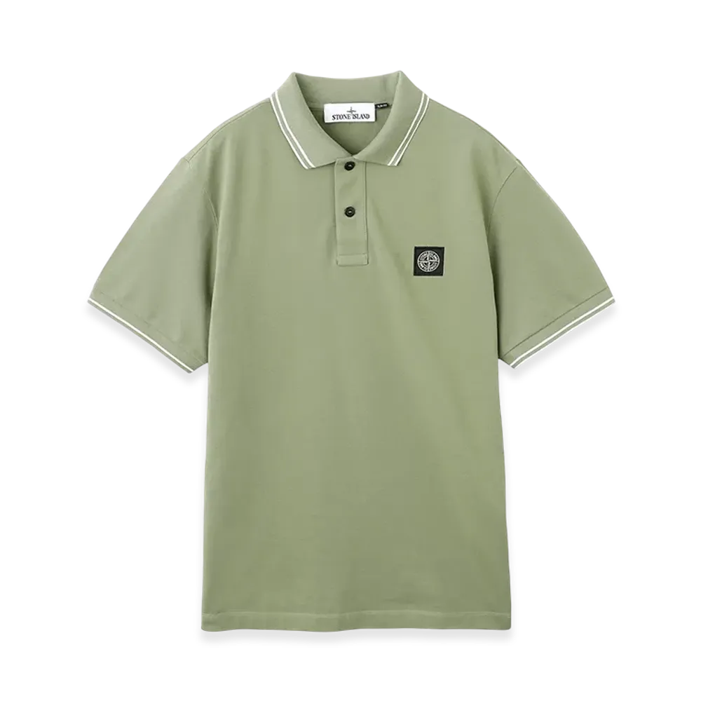 Stone Island Polo Shirt 2SC18 "Sage/White"