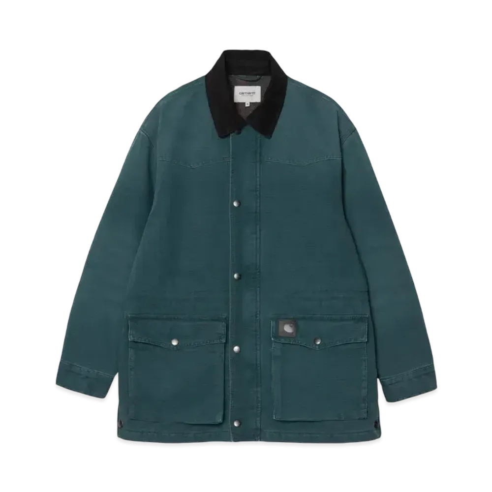 Carhartt WIP OG Santa Fe Coat "Deep Lagoon / Black"