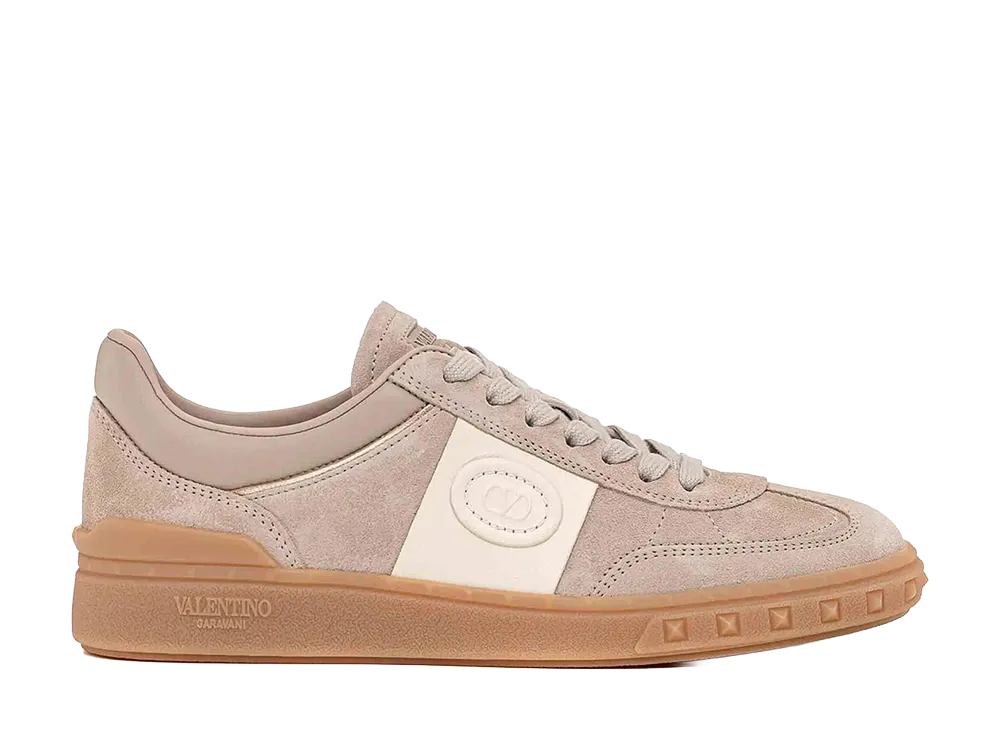 Valentino Garavani Women's Upvillage Suede Sneakers "Grey"