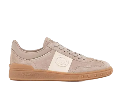 Valentino Garavani Women's Upvillage Suede Sneakers "Grey"