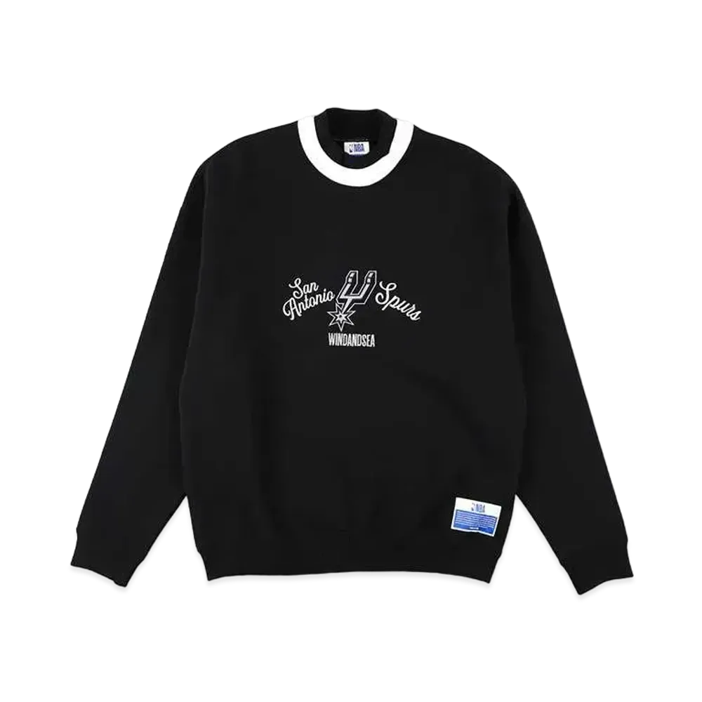 WIND AND SEA x NBA Double Neck Sweat Shirt "San Antonio Spurs"