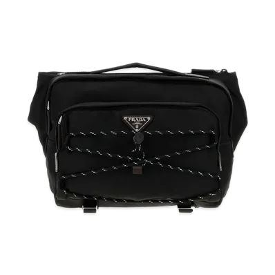 PRADA Re-Nylon Prada Speedrock Belt Bag "Black"