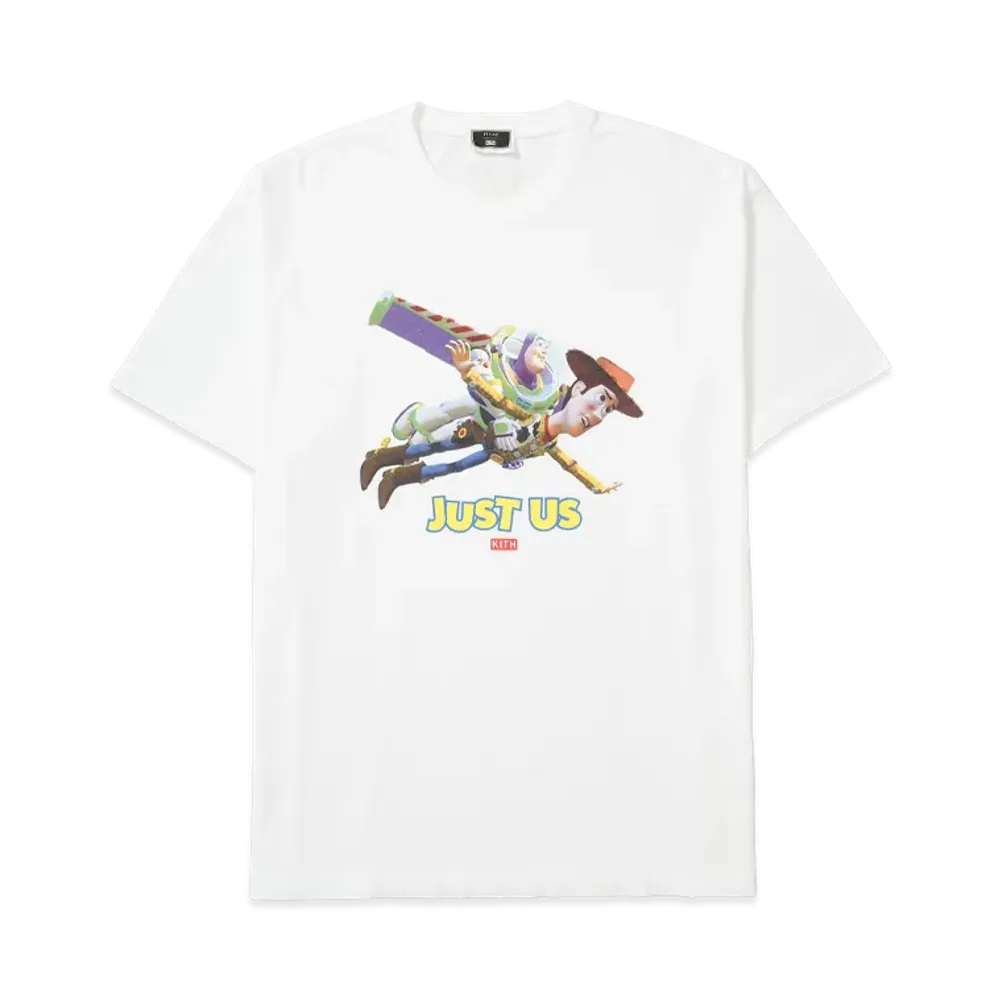 Kith x Disney Pixar Just Us Flying Vintage Tee "White"