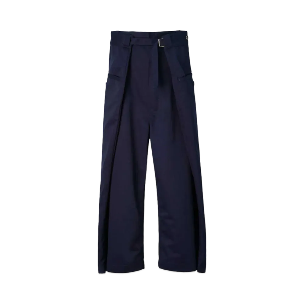 ANREALAGE Wrap Chino Pants "Navy"