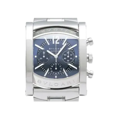 BVLGARI Ashoma Chronograph "Dark Blue/Stainless Steel/Silver"