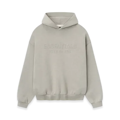 FEAR OF GOD ESSENTIALS Embossed Classic Fleece Hoodie "Warm Heather"