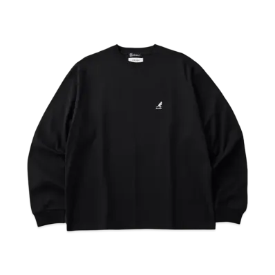 Kangol MONO-MART Exclusive Logo Oversize LS Tee "Black"