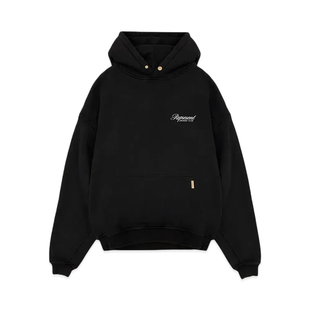 REPRESENT x Harrods Bear Owners Club Hoodie "Jet Black"