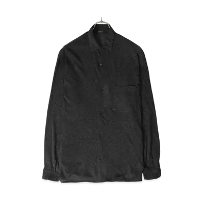 COMOLI Cashmere Jersey Comoli Shirt "Charcoal"