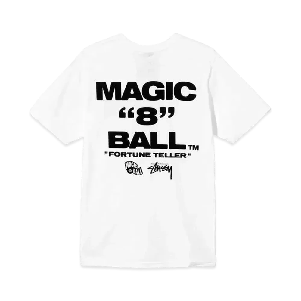 Stussy MAGIC 8 BALL TEE "White"