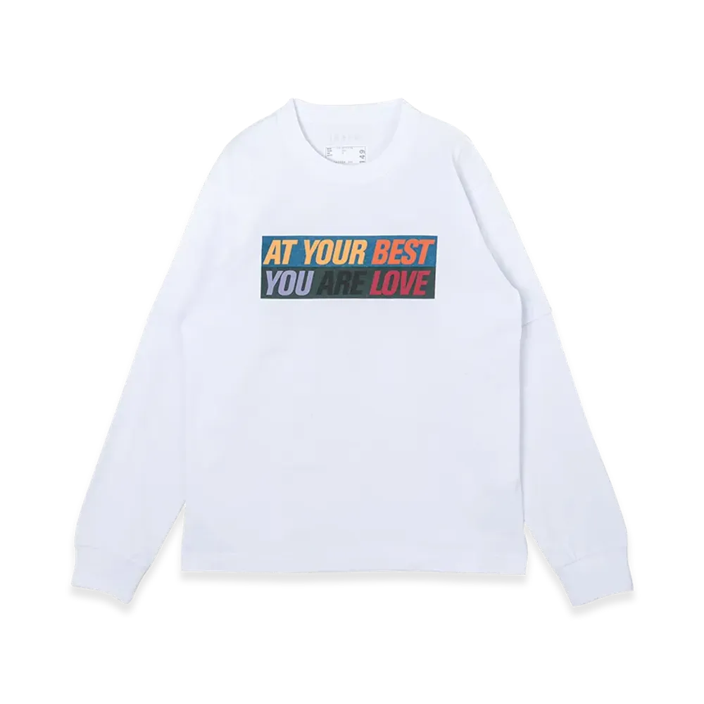 sacai Print L/S T-Shirt "White"