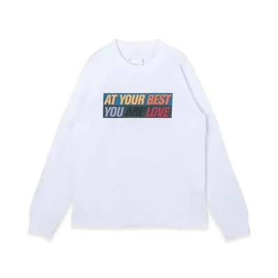 sacai Print L/S T-Shirt "White"
